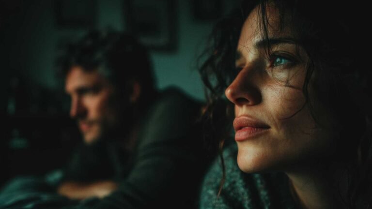 Personnes en introspection face à leur passé amoureux, illustrant les relations post-rupture amoureuse avec son ex